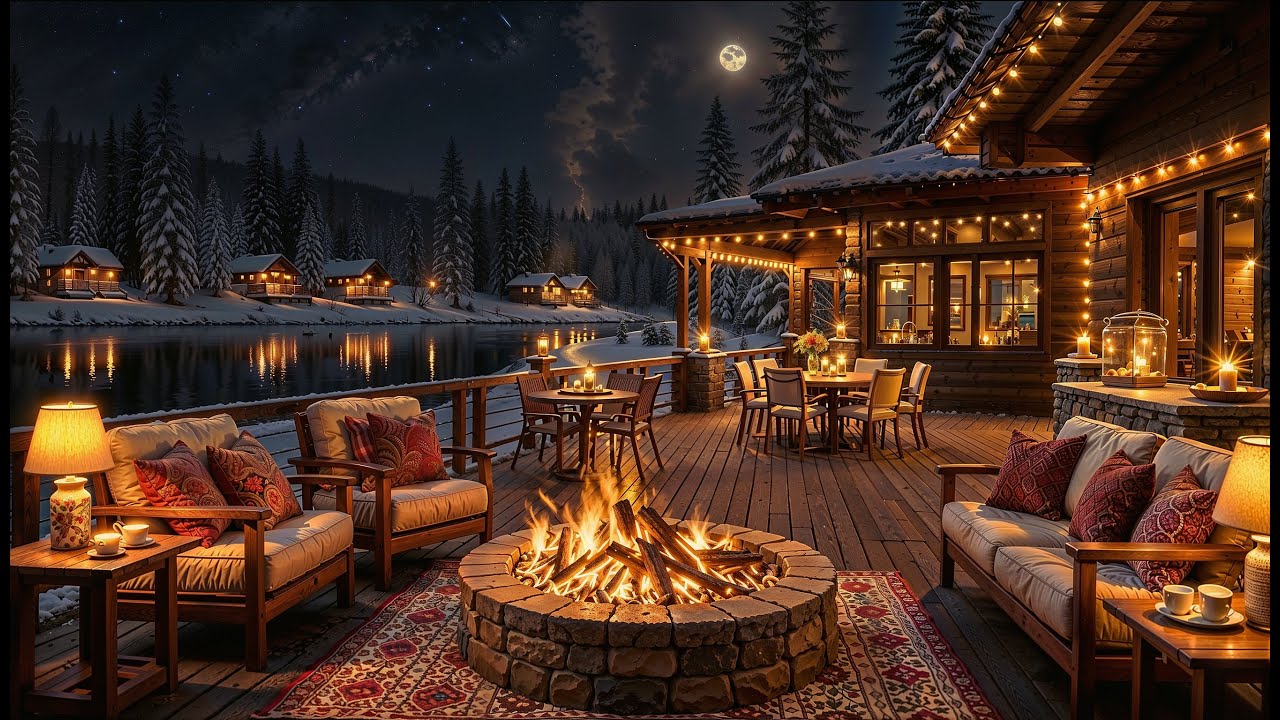 Smooth Winter Jazz Café 🎷❄️ | Music for Study & Focus
