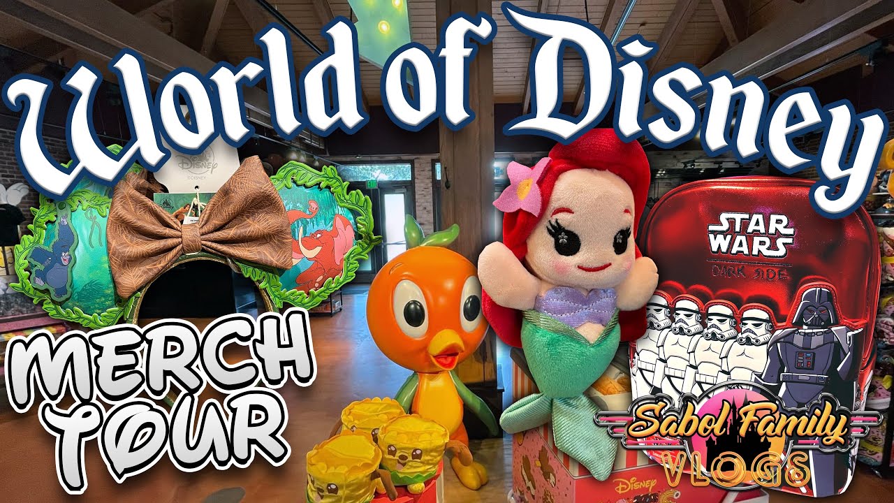 WORLD OF DISNEY NEW MERCHANDISE SHOPPING TOUR | Disney Springs August 2024 ~ Walt Disney World!