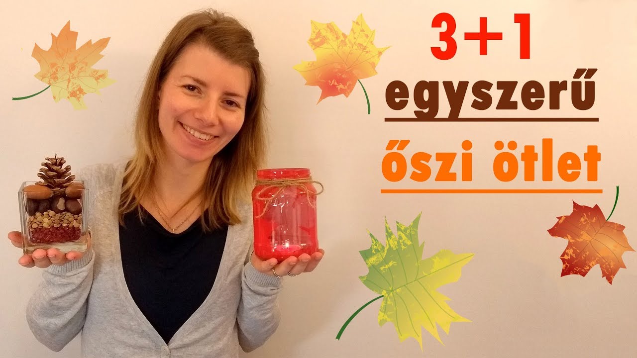 3+1 egyszerű őszi ötlet | Őszi dekoráció | Manó kuckó