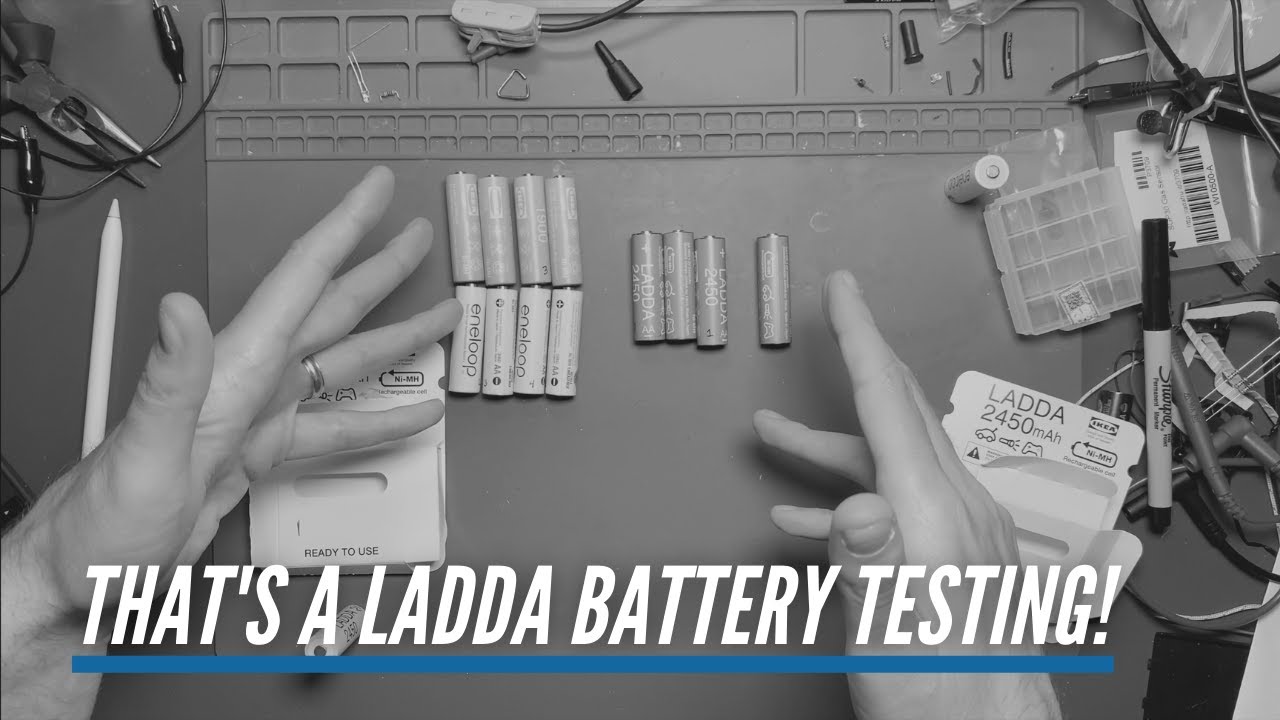 Тестирование и анализ аккумуляторных батареек IKEA LADDA 1900 и 2450 AA 2021 года