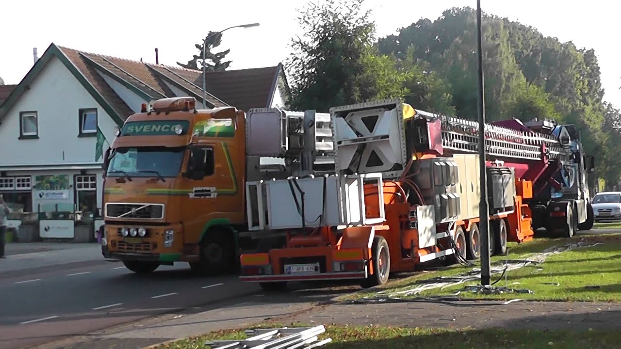 Opbouw Kermis Wijchen 2014 dl 1 / 18 sept. 7:35 - 10:00 uur