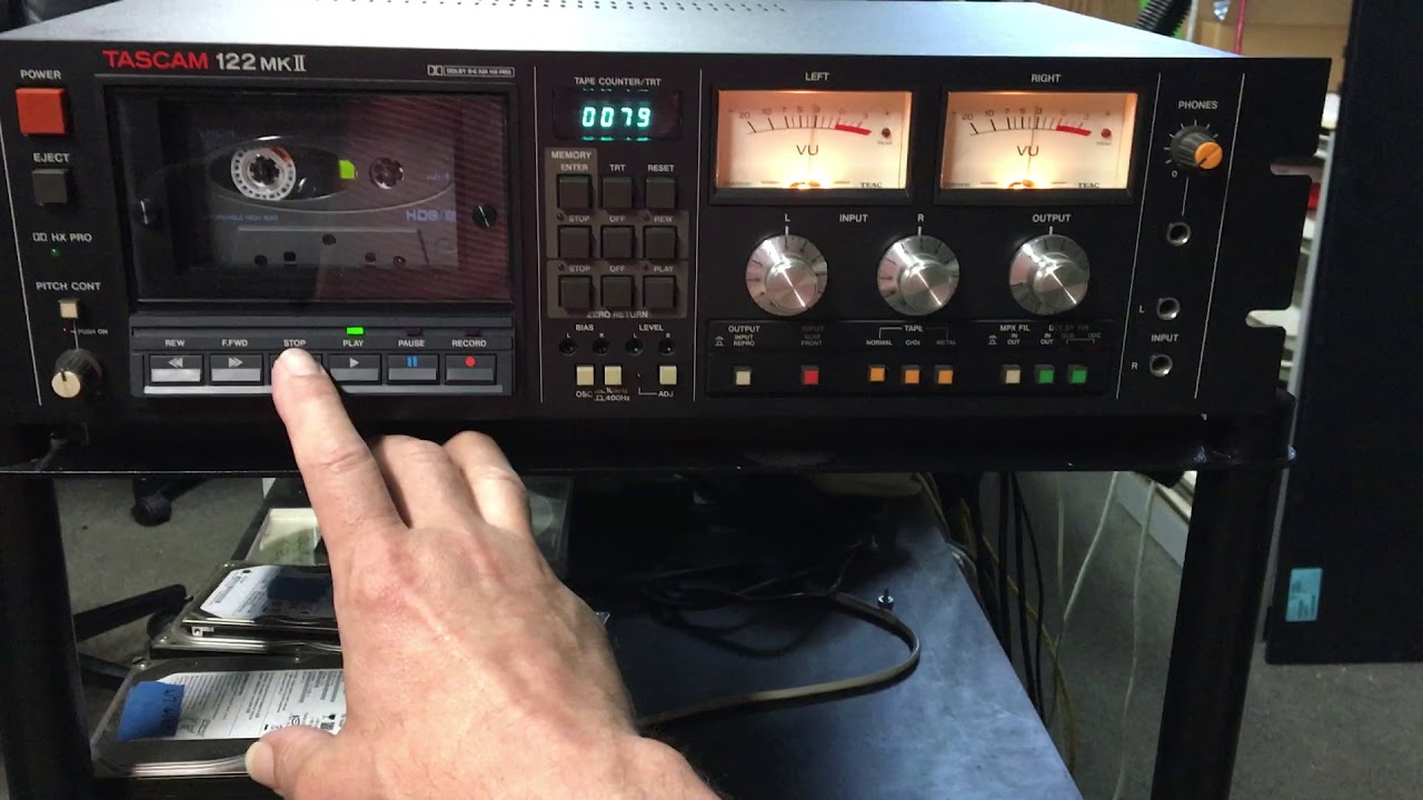 TASCAM 122MK II Cassette Deck Recorder
