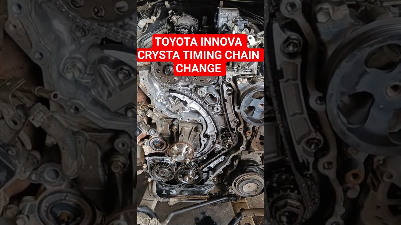 TOYOTA INNOVA CRYSTA TIMING CHAIN KIT REPLACE