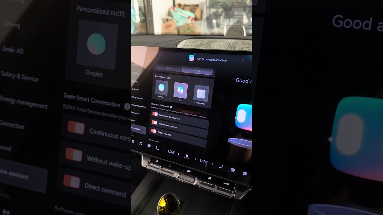 Update- Zeekr 7X voice commands with continuous conversation….