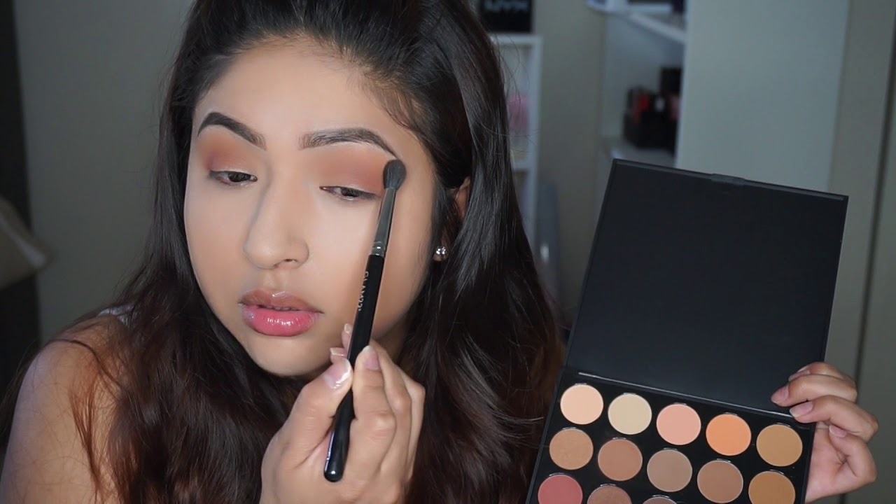 Makeup using Morphe 25A Copper Spice Palette