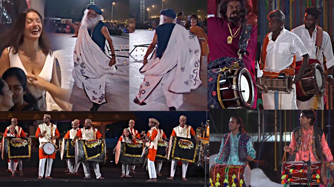 Eye Feast😍 | Sadhguru Mass Dance To Drums At MahaShivRatri 2025 | Adiyogi, Isha Foundation