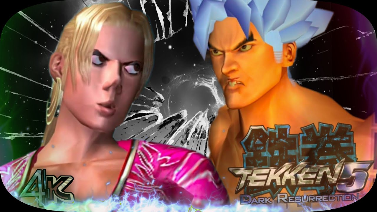 Джин (приёмы Казуи) против противников. Приёмы Хваранга. Ультрасложный Tekken 5. Dark Resurrectio...