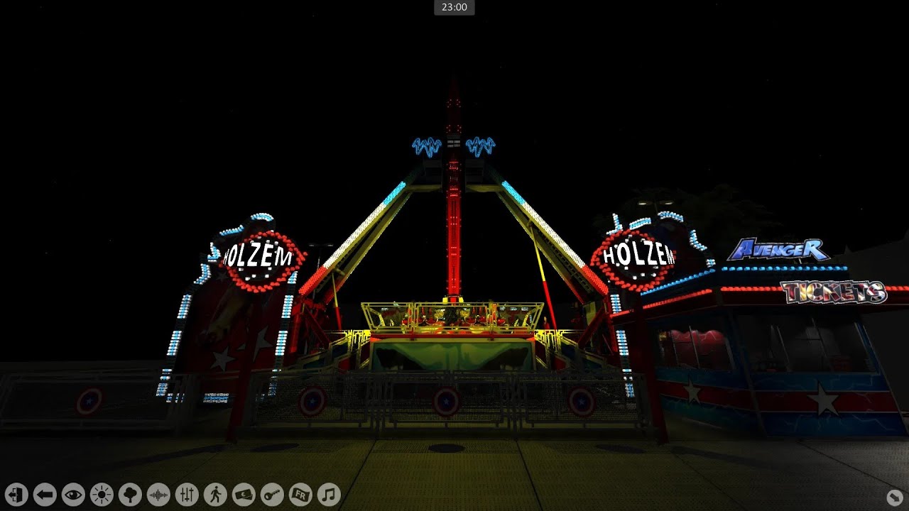 Avengers ( inversion-KMG ) On-ride ~ 3D Méga Ride Simulation