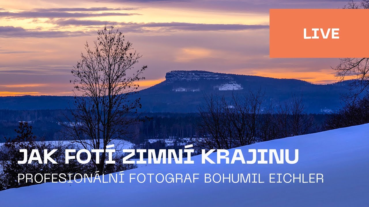 Česky | Jak fotí zimní krajinu profesionální fotograf Bohumil Eichler