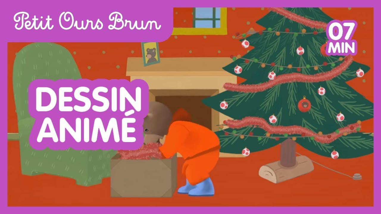 Petit Ours Brun 3D -  Petit Ours Brun et le sapin de Noël