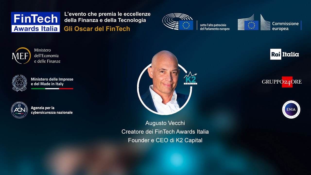 FinTech Awards Italia, Augusto Vecchi 2025