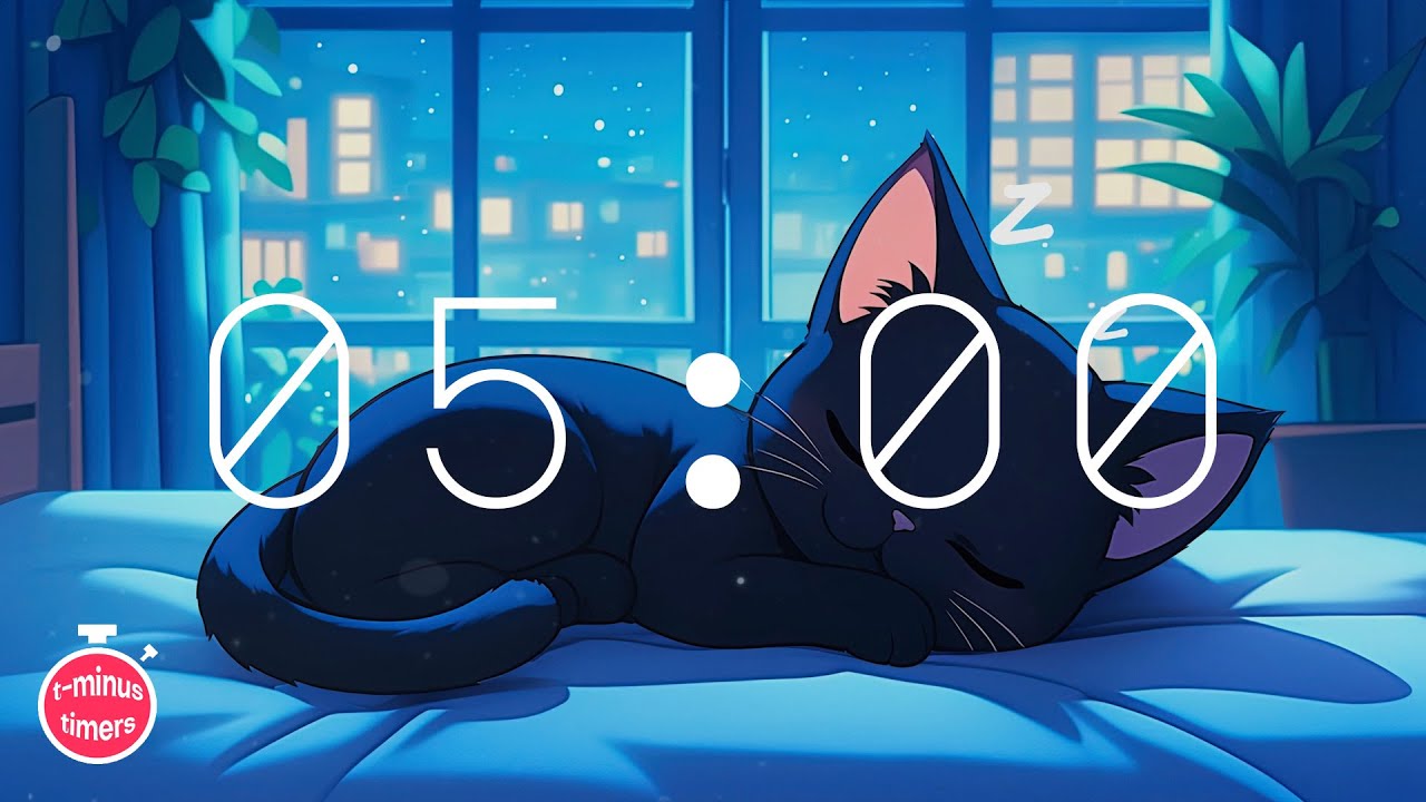 5 Minute Timer | Back to School Lofi Chill
