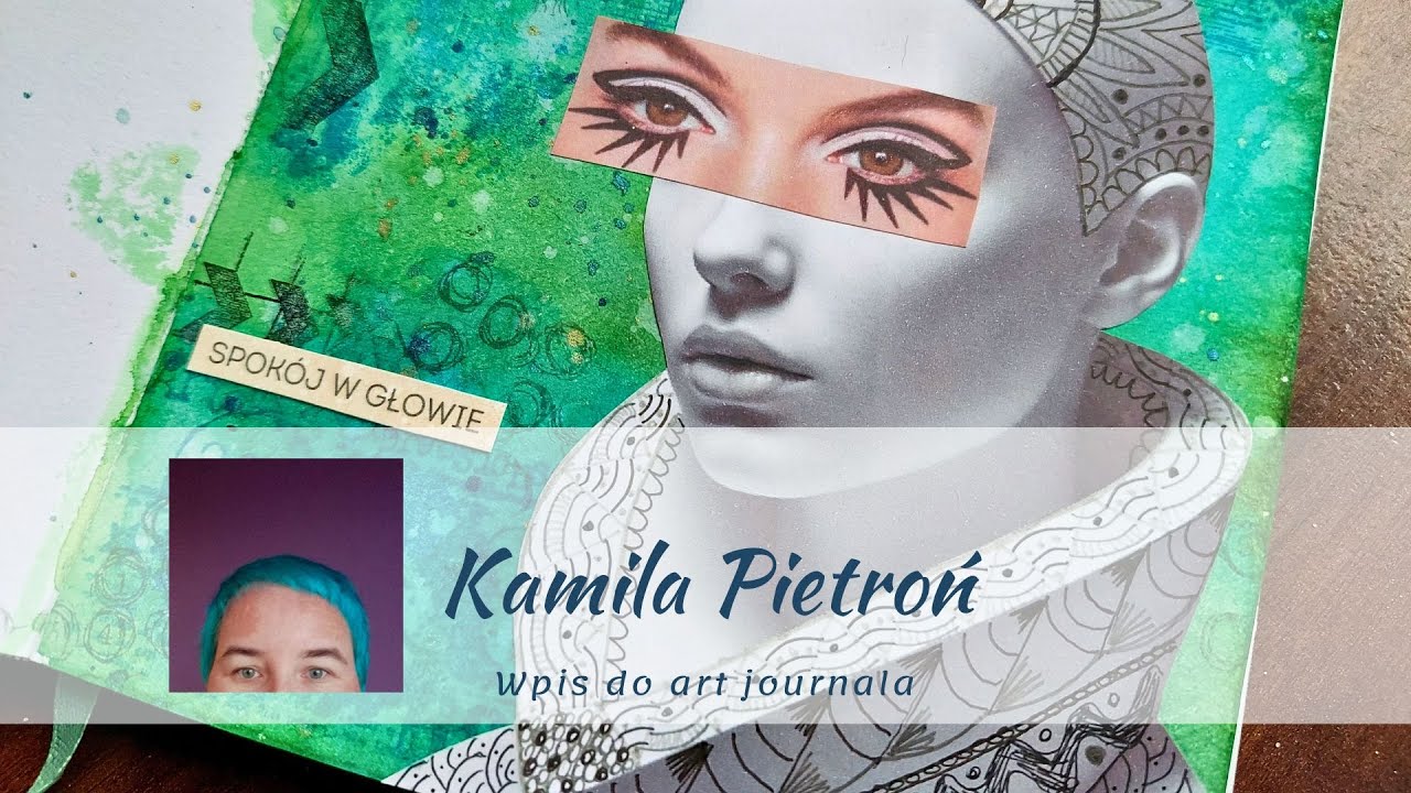 Spokój w głowie - wpis do art journala