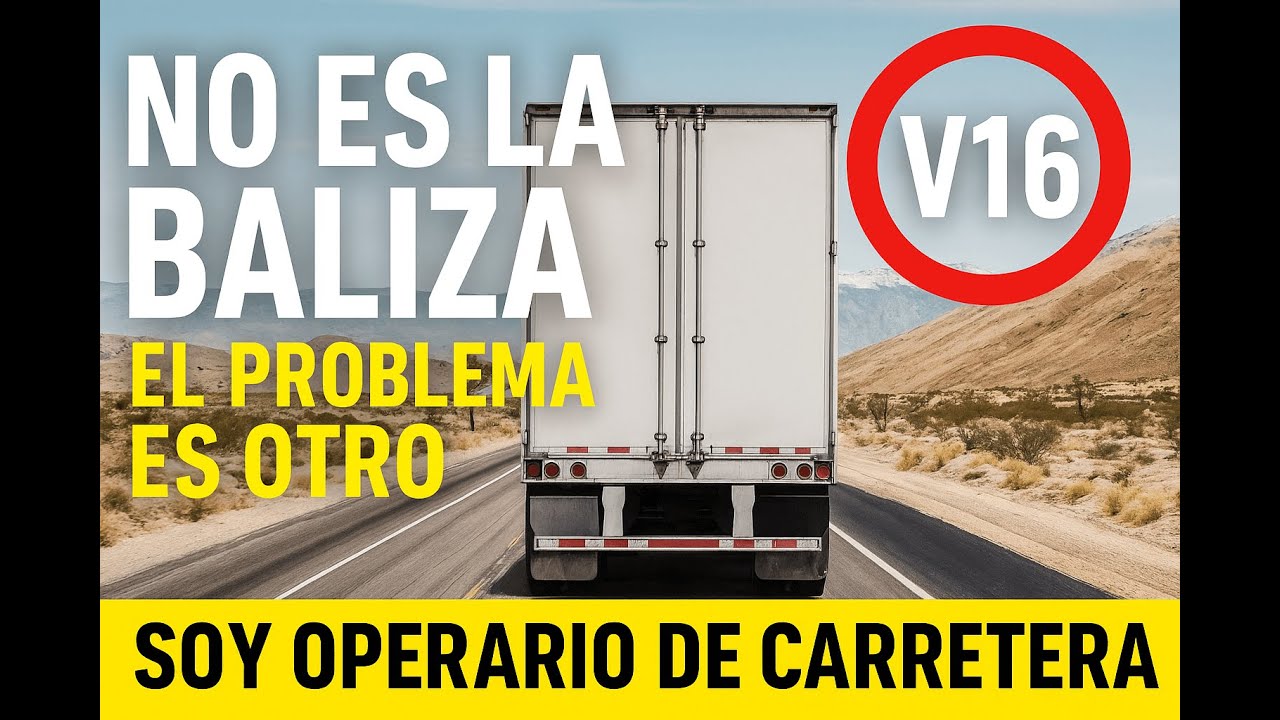 Soy OPERARIO DE CARRETERA y te digo por qué la BALIZA V16 no soluciona NADA