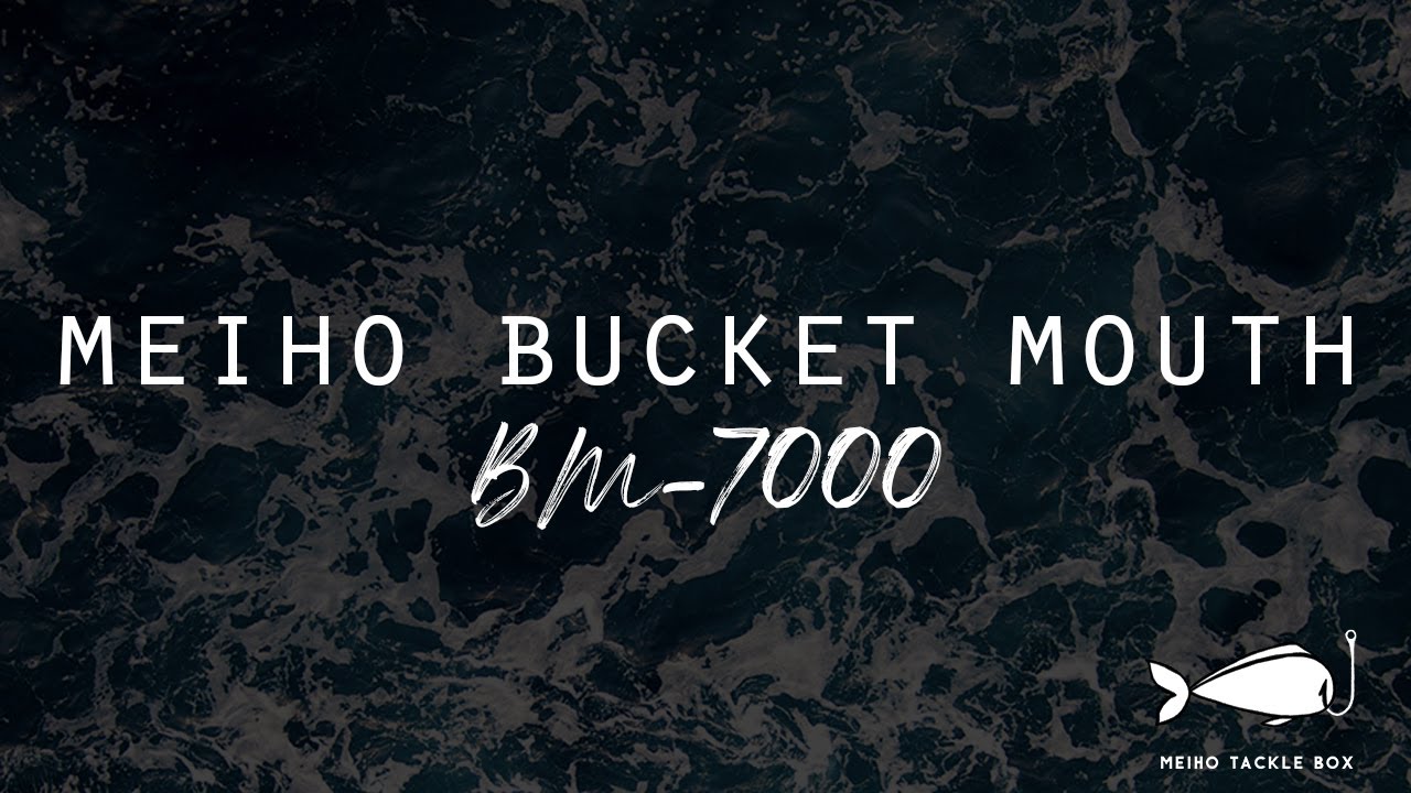 Meiho Tackle Box Bucket Mouth BM-7000
