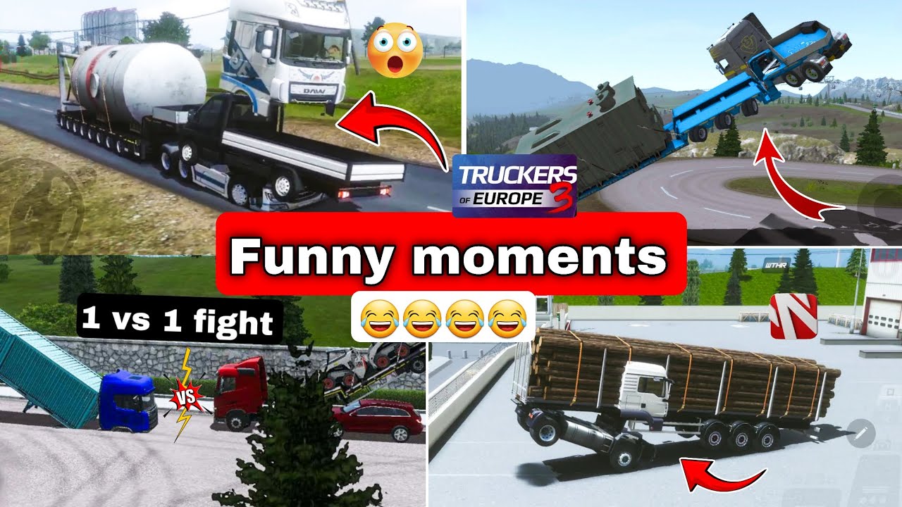Truckers of europe 3 @WandaSoftware Best Fails & Funny Moments | Truck Game #truckersofeurope3