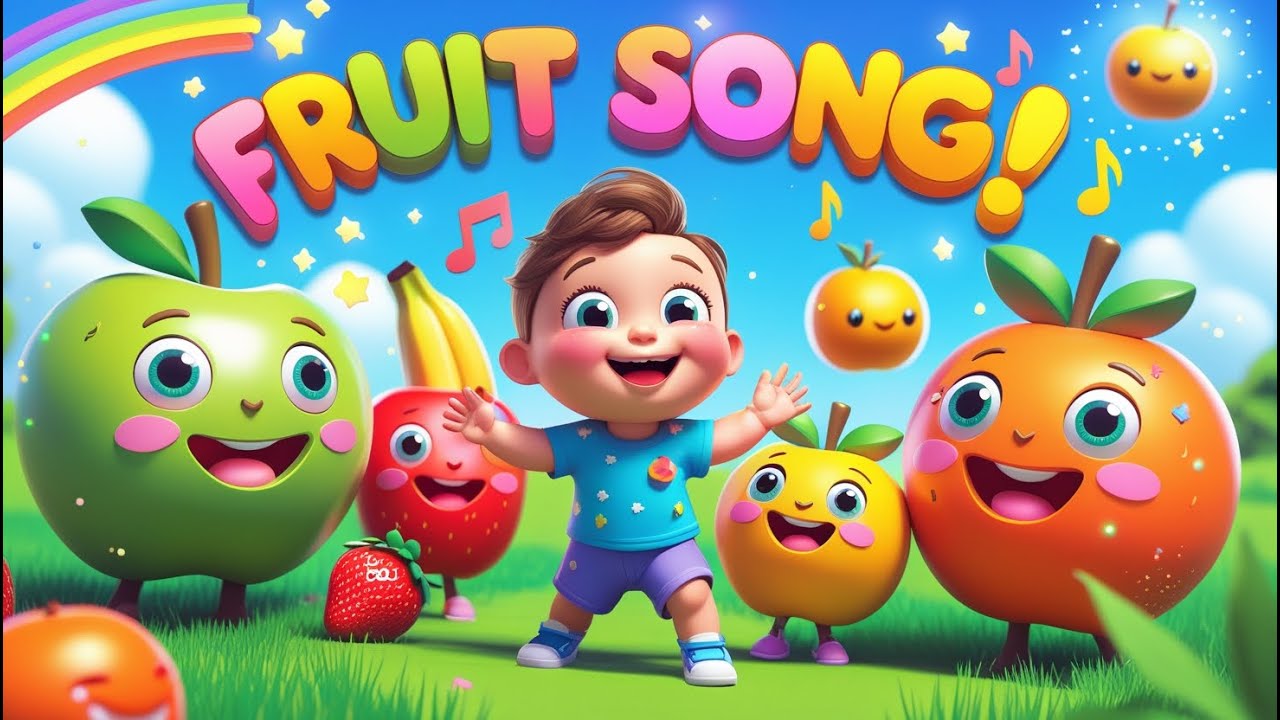 The Fruit Friends Song - Baby Nursery Rhymes and Kids Songs #nurseryrhymes #fruitsforkids #fruitsong