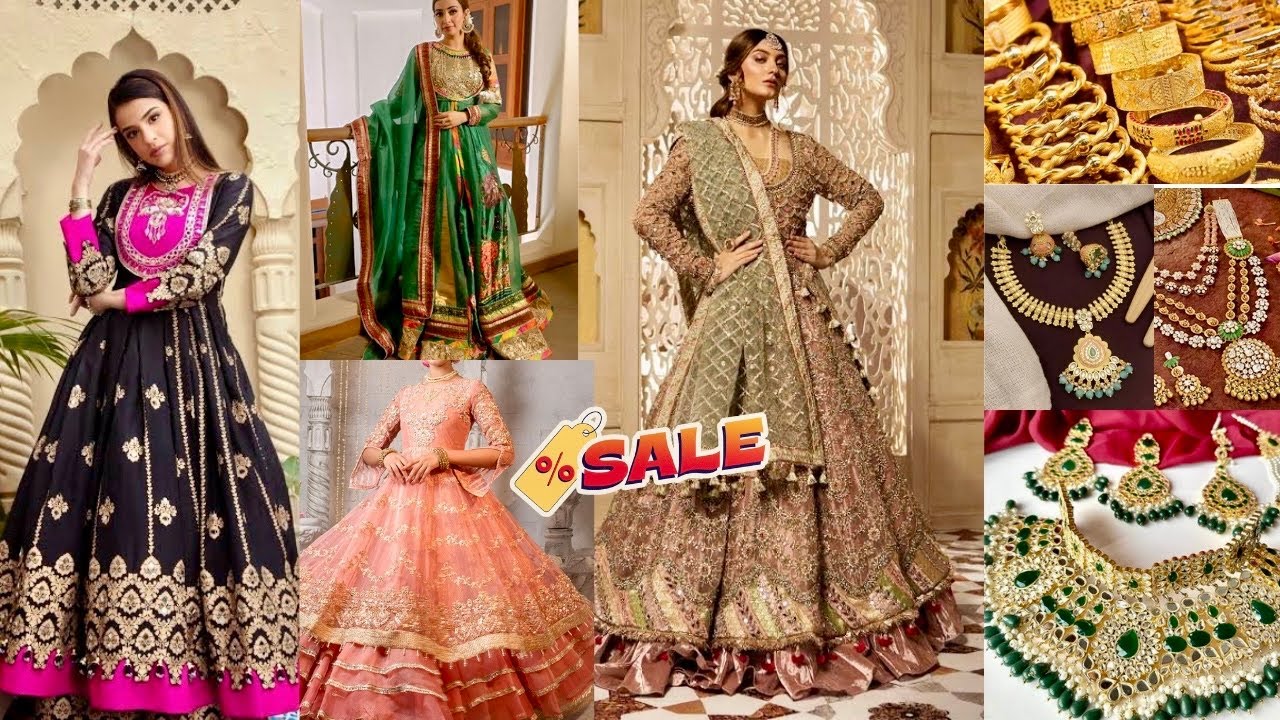 Shopping Haul || 30% Off on Zahra Ahmad New Collection /Latest Wedding Dresses 😍Jewellery