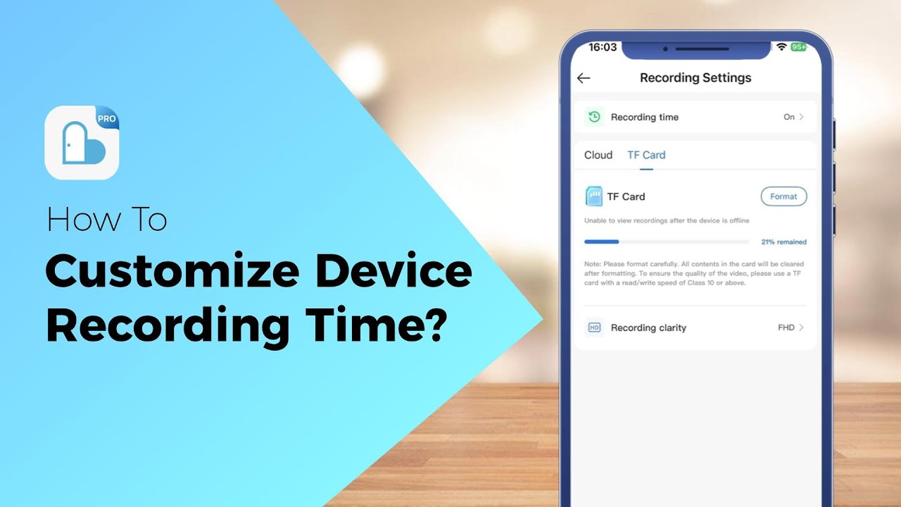 How to Customize Device Recording Time?