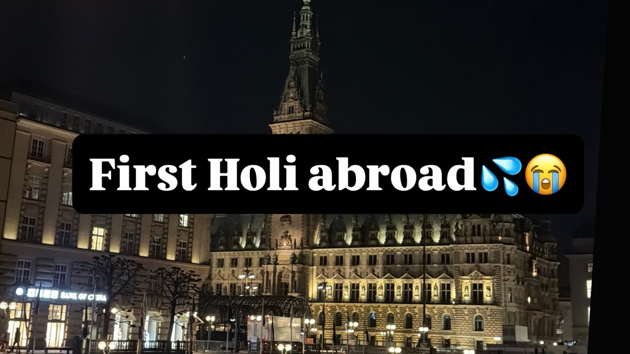 First Holi far from home🤍🇩🇪