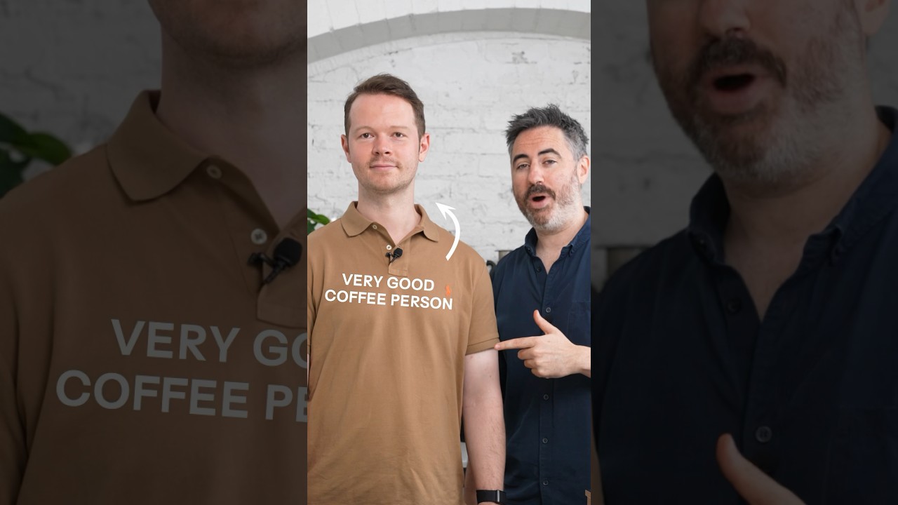 The World Barista Champion made me a coffee.