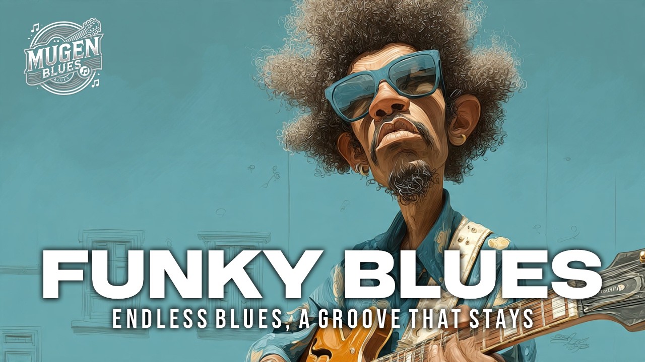 Calm Funky Blues Jam 🎸 Easy Grooves with a Gentle Funk Feel