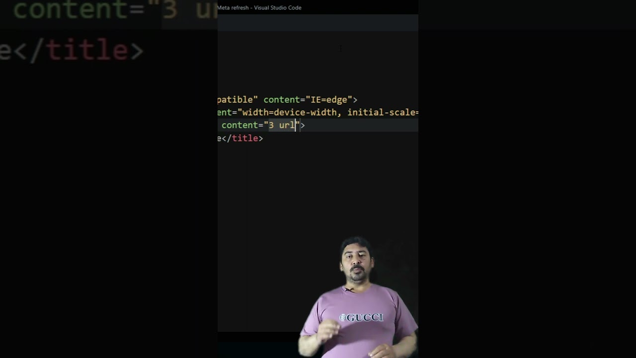 meta refresh html #shorts