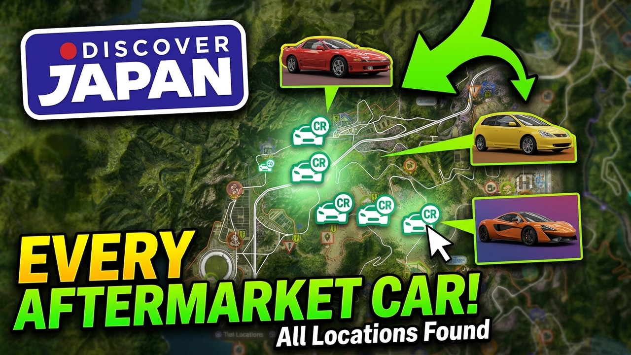 Forza Horizon 6: All Aftermarket Car Locations