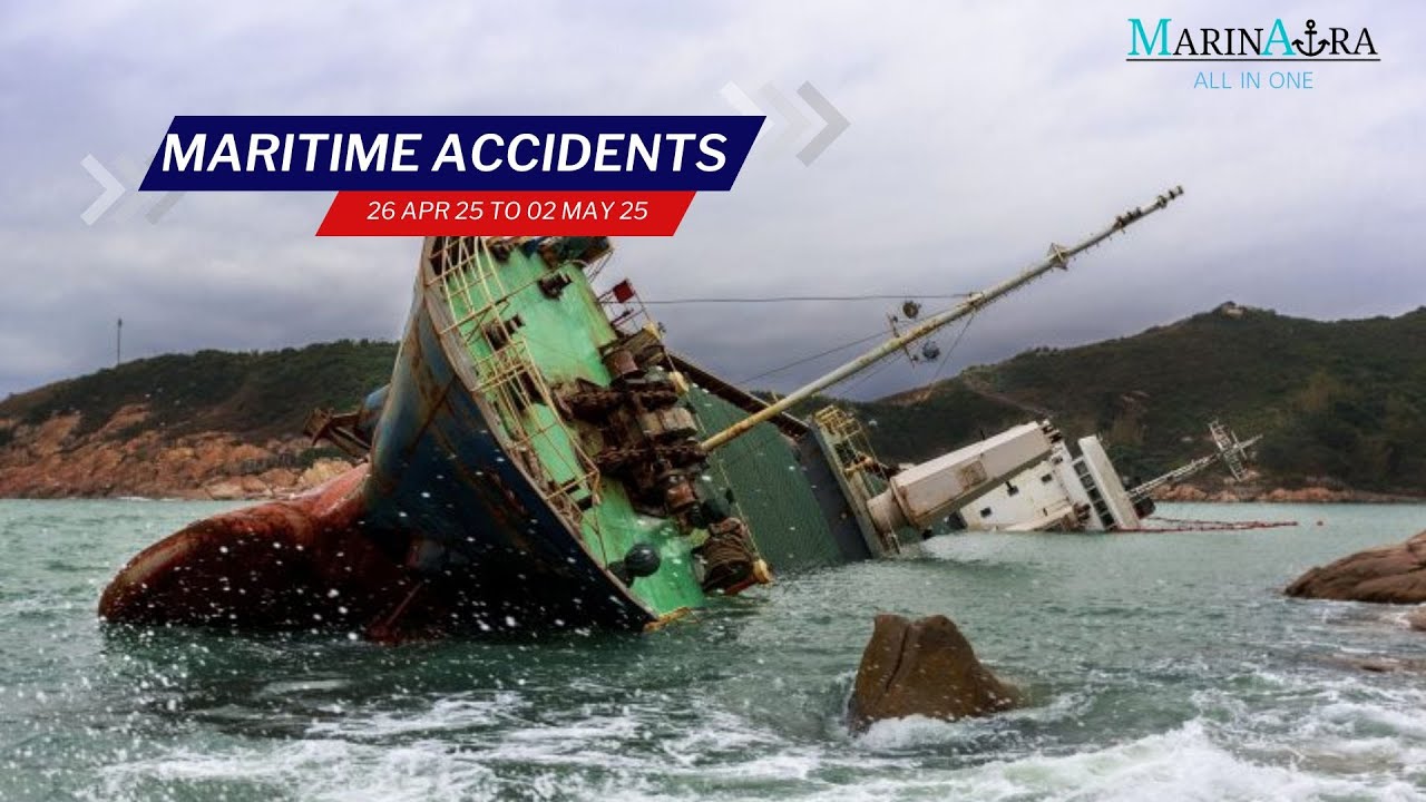 Recent Maritime accidents (26 Apr 25 to 02 May 25)