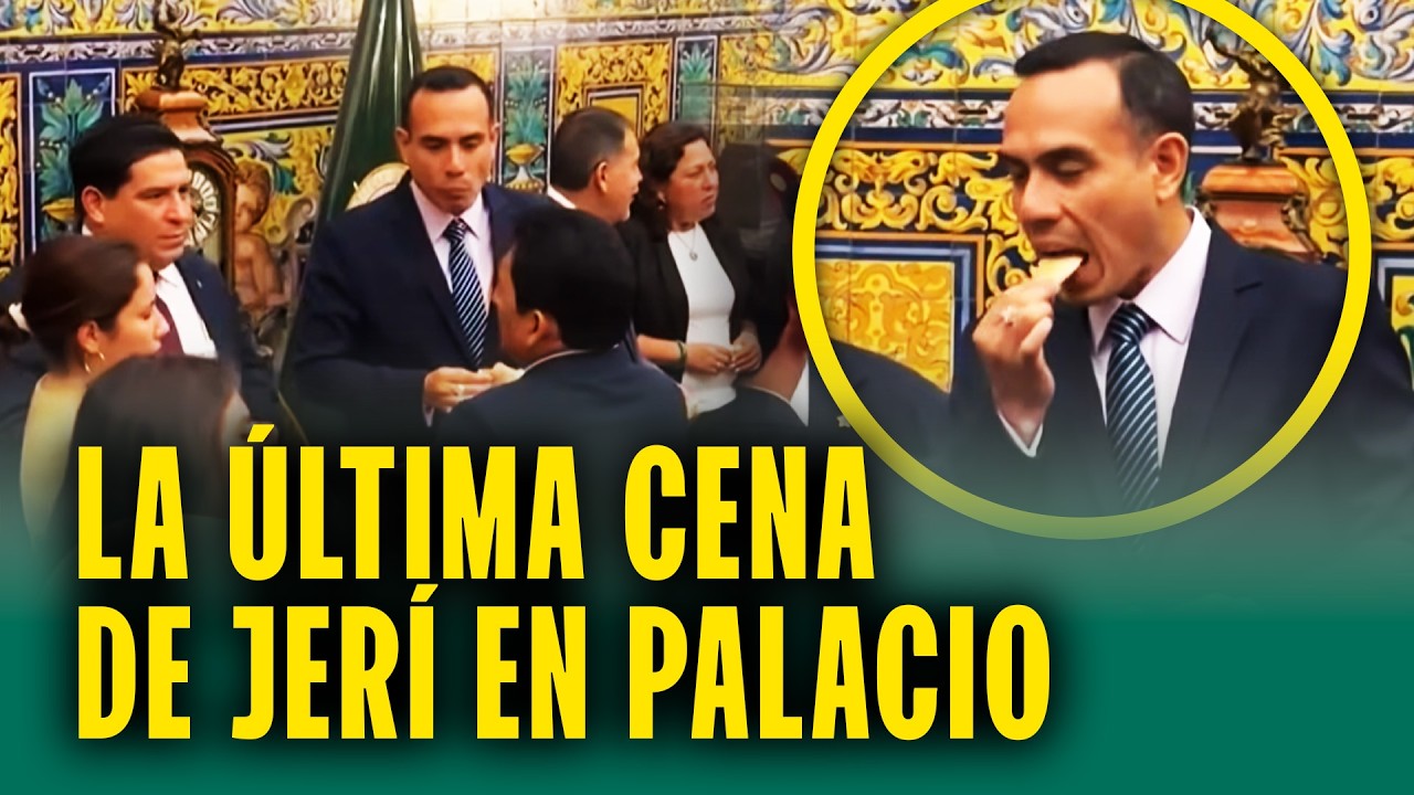 Con bocaditos José Jerí cena con sus ministros antes de abandonar Palacio de Gobierno