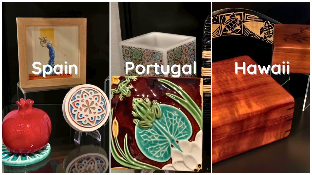 Souvenir haul and shopping from Spain, Portugal, and Hawaii trips [Sub]