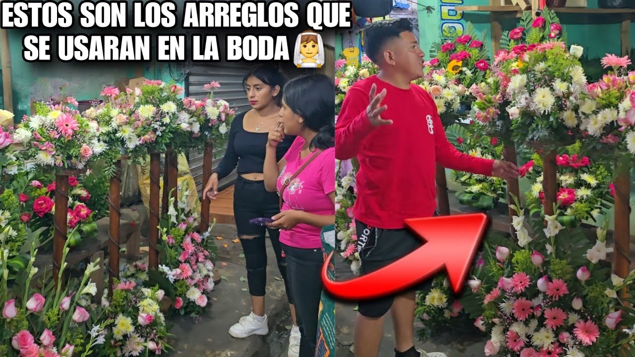 KIMBERLY Quedo  Sorprendida Al Ver  Arreglos De Flores😮 Que Se Usar En La Boda 👰