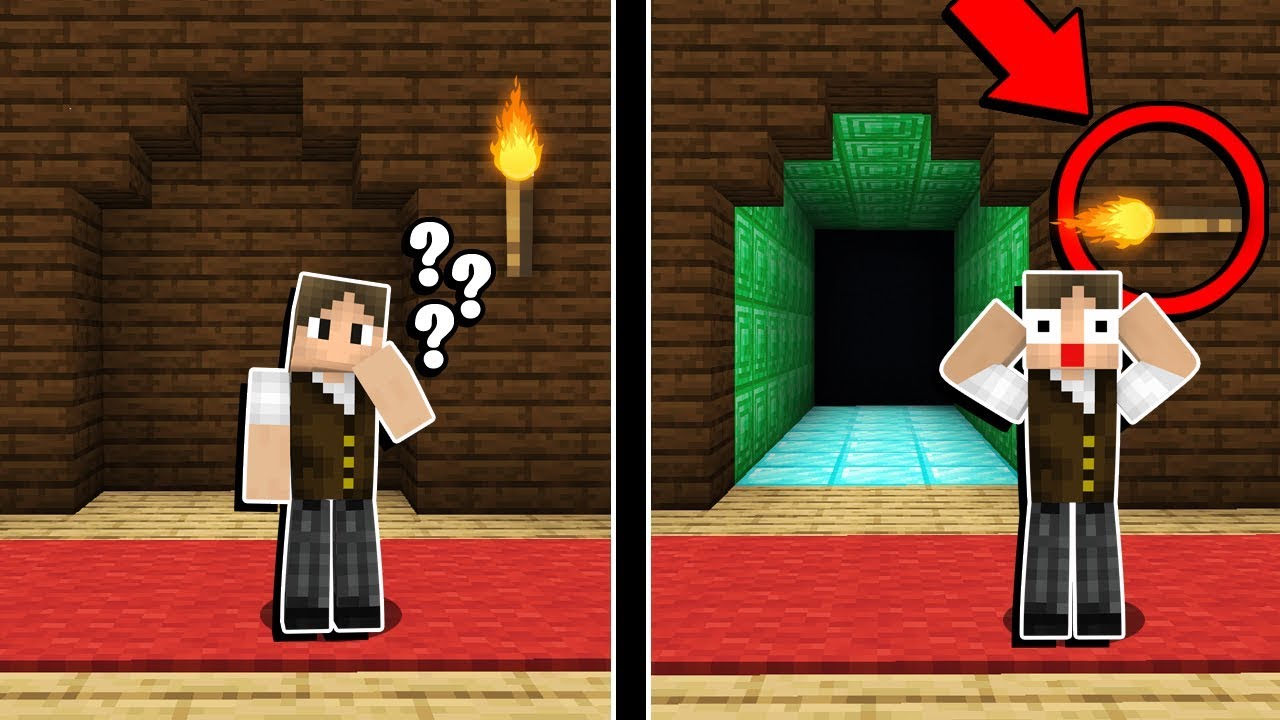 Minecraft Origens #61: EU ACHEI UM QUARTO SECRETO NO MINECRAFT!