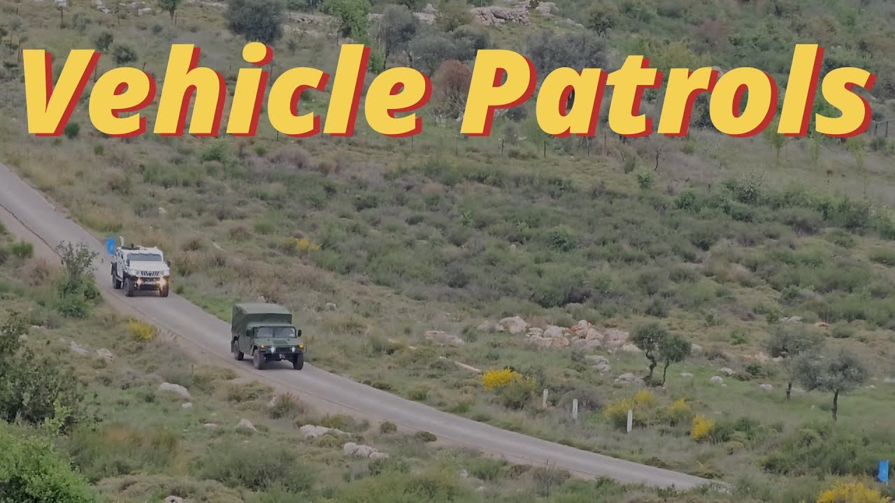 UNIFIL Indian Peacekeepers Conduct Vehicle Patrols with the Lebanese Army