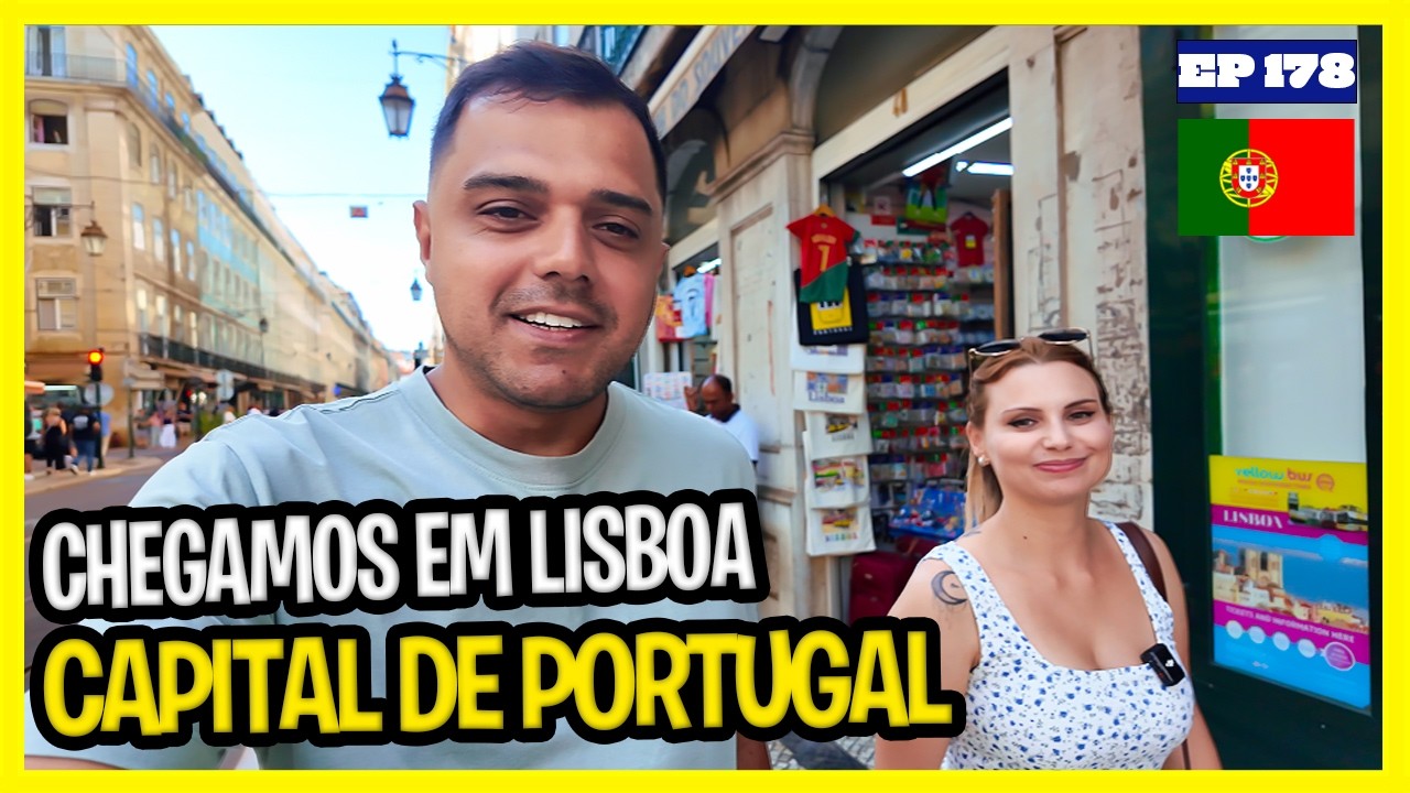 Nossa PRIMEIRA VEZ em LISBOA, a capital de PORTUGAL 🇵🇹