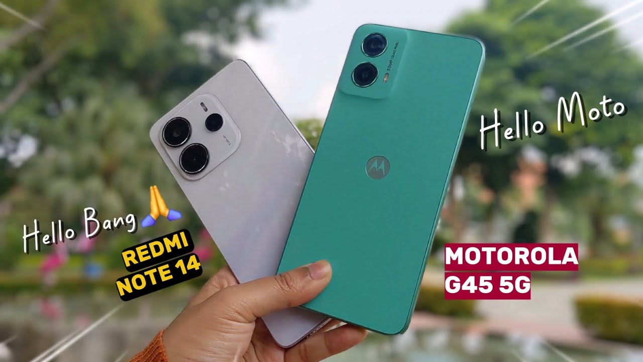 REDMI NOTE 14 VS MOTOROLA G45 5G ~ Adu Performa, Sinyal dan Kamera