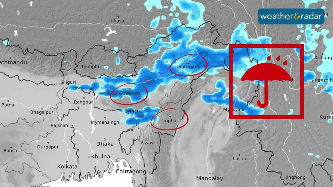 Heavy rains alert in Assam and Arunachal Pradesh: other Northeastern states face flash floods