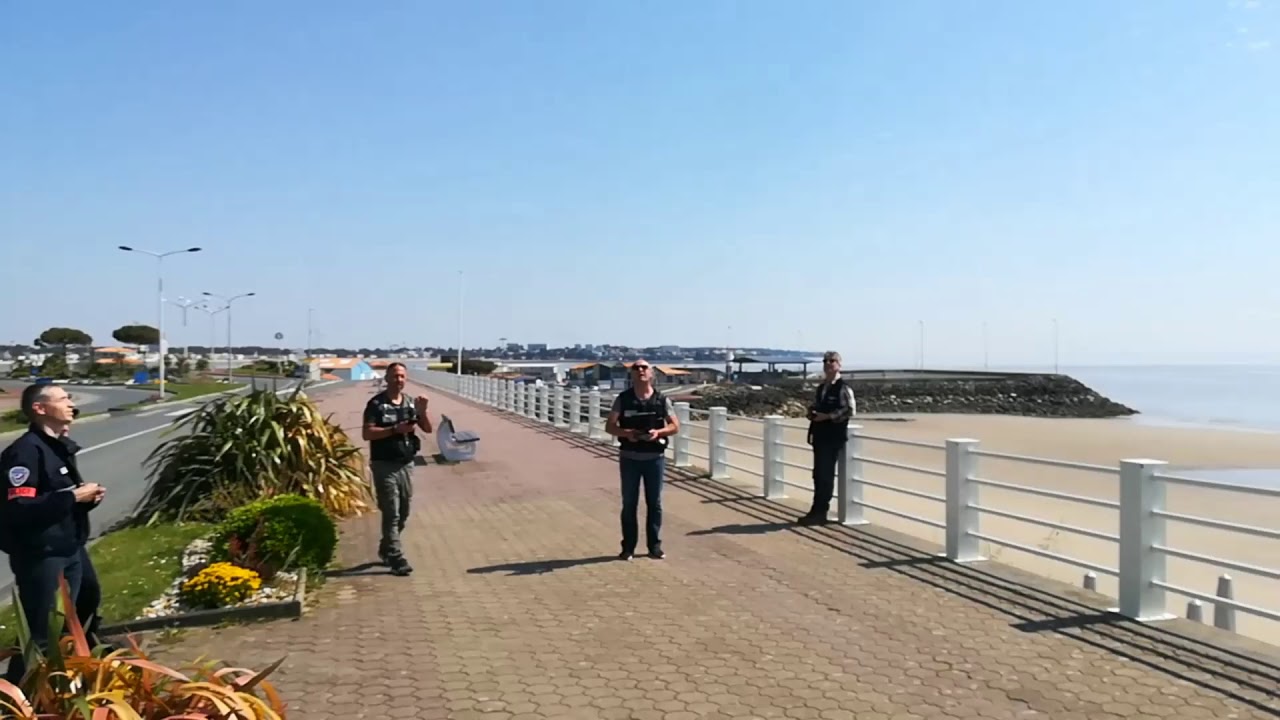Royan : la police surveille le respect du confinement à l'aide d'un drone