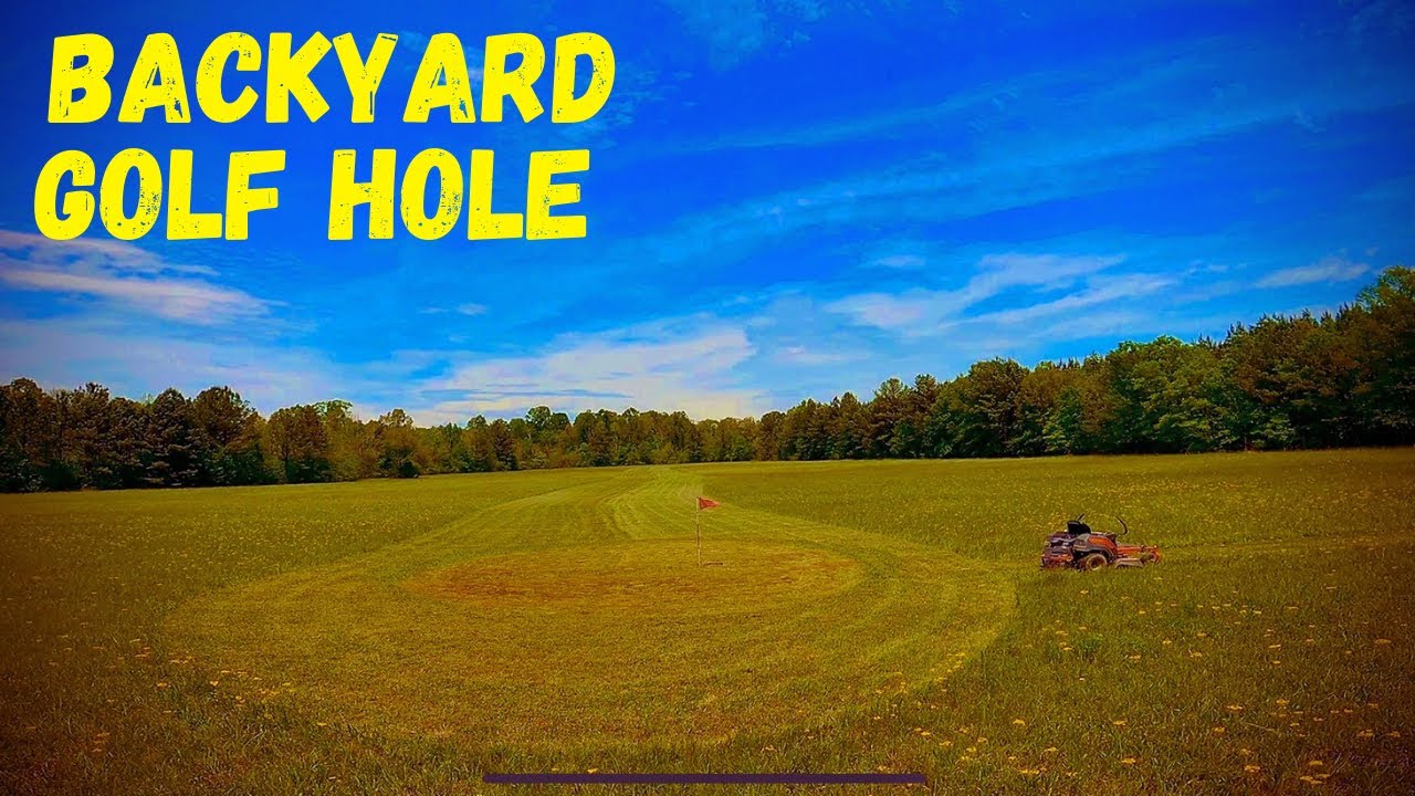 DIY Three Hole Golf Course: Backyard Golf