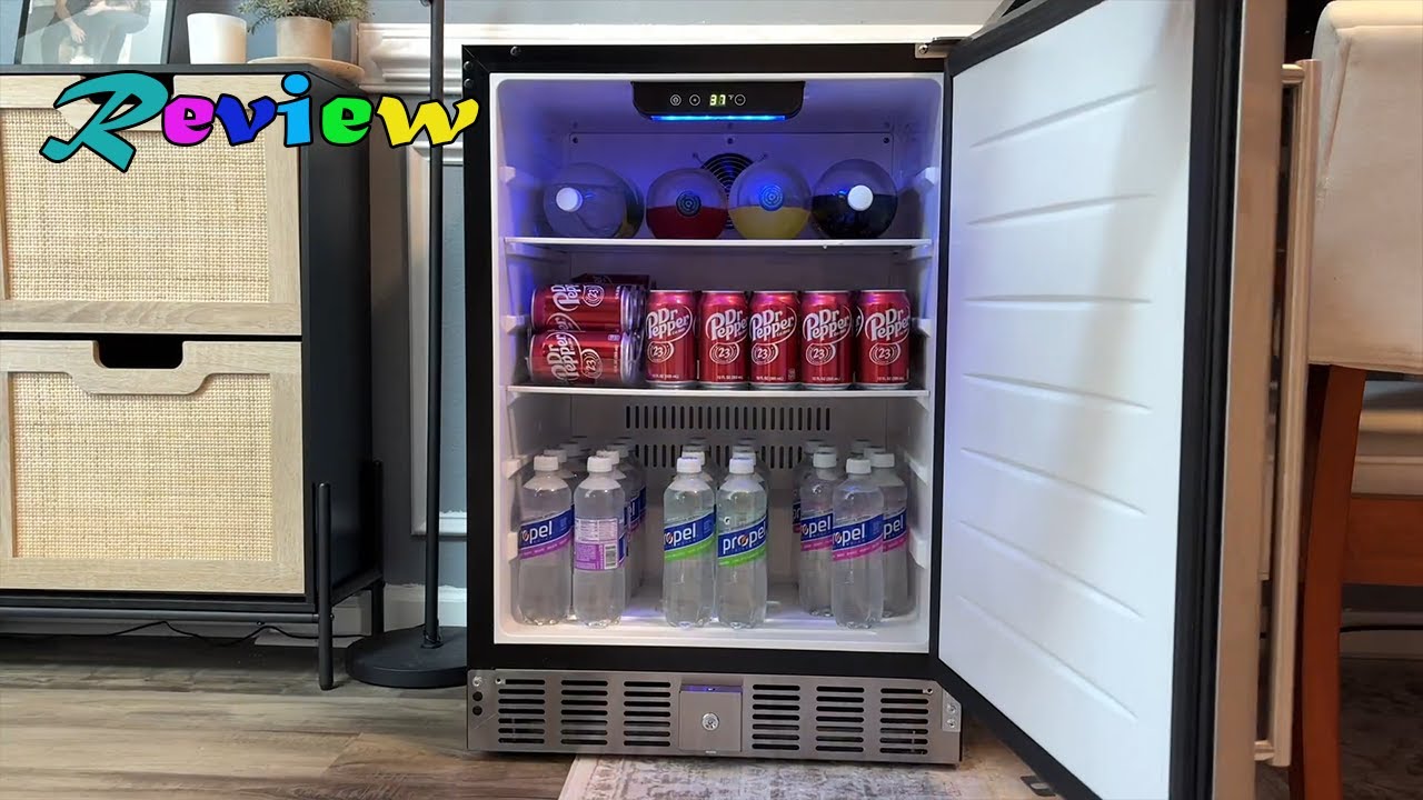 Kismile 24 Inch Outdoor Beverage Refrigerator Review | The Perfect Drink Fridge!