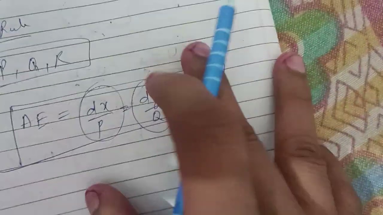 Linear Partial Differential Equations of First Order || Maths IV (BAS 303/403) || Btech 2nd yr 
