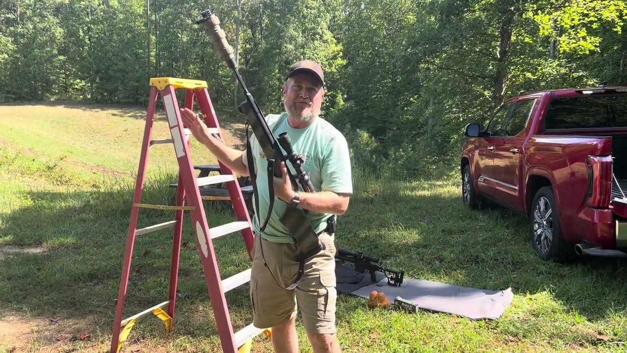 Shooting the Kraft drill with a Steyr Scout general purpose rifle