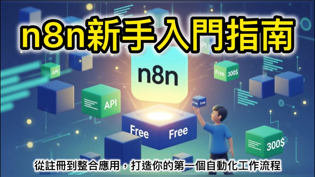 從註冊到整合應用，打造你的第一個自動化工作流程。n8n新手入門指南。