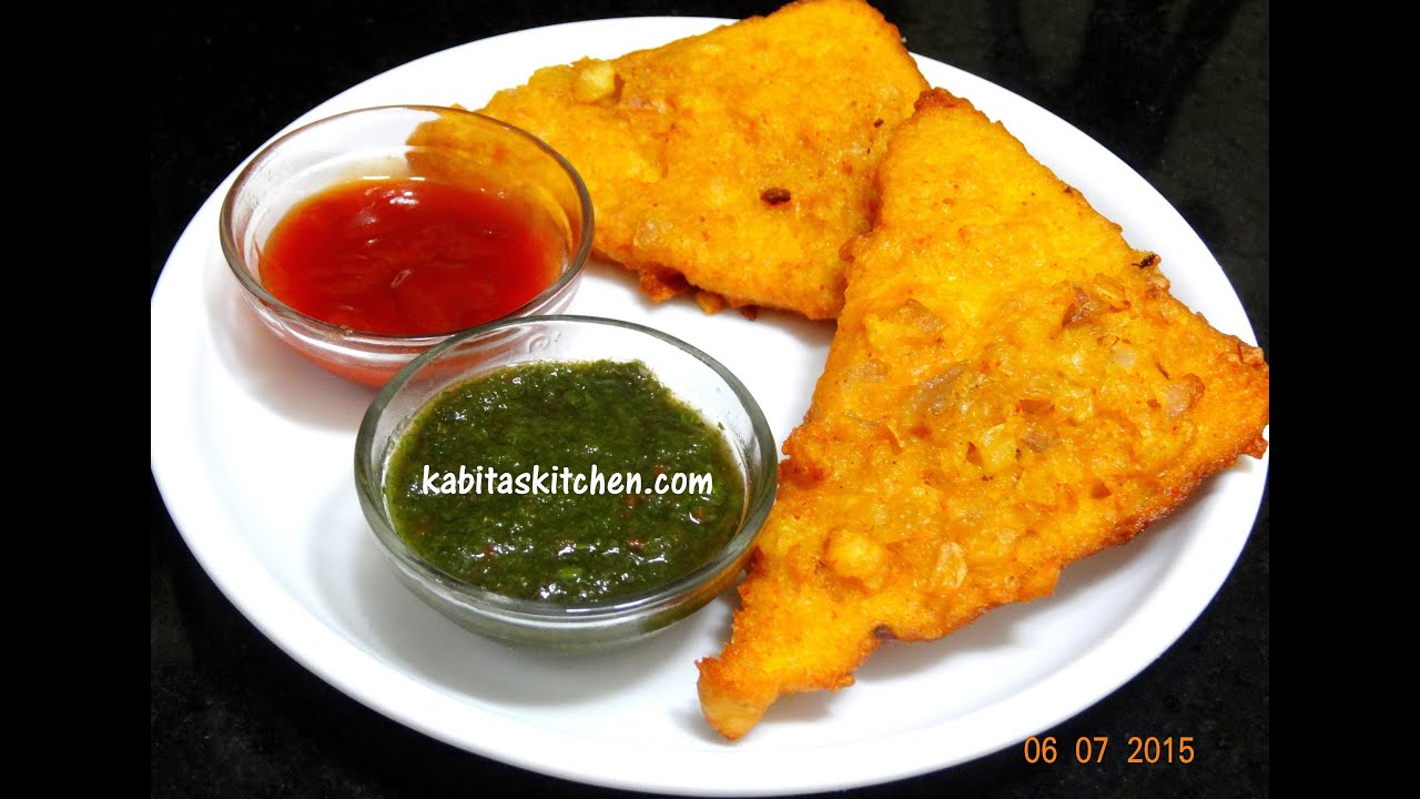 Bread Pakora Recipe-Quick Bread Fritters-Easy and Quick Indian Snacks Recipe
