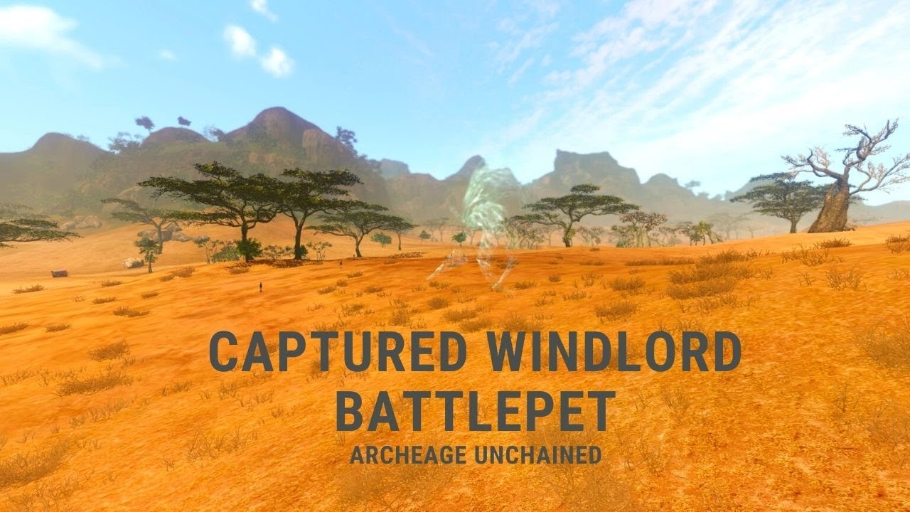 Captured Windlord Battle Pet - Archeage Unchained