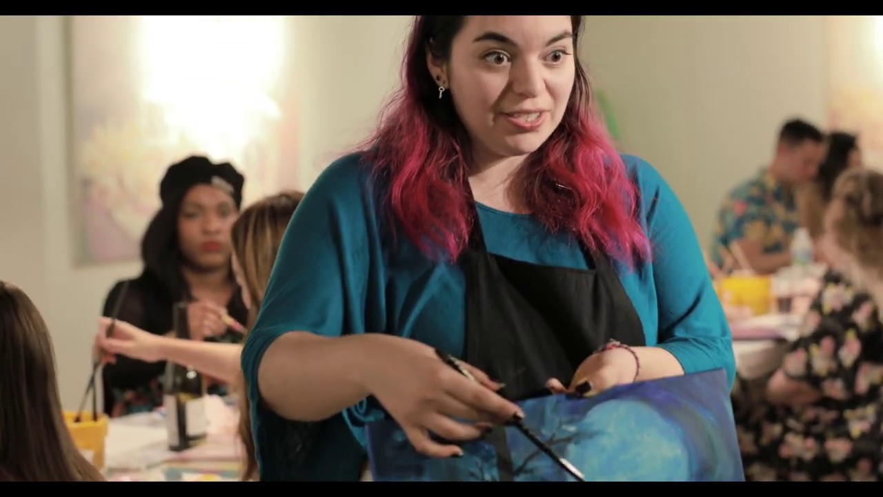 Wine and Paint Night 16