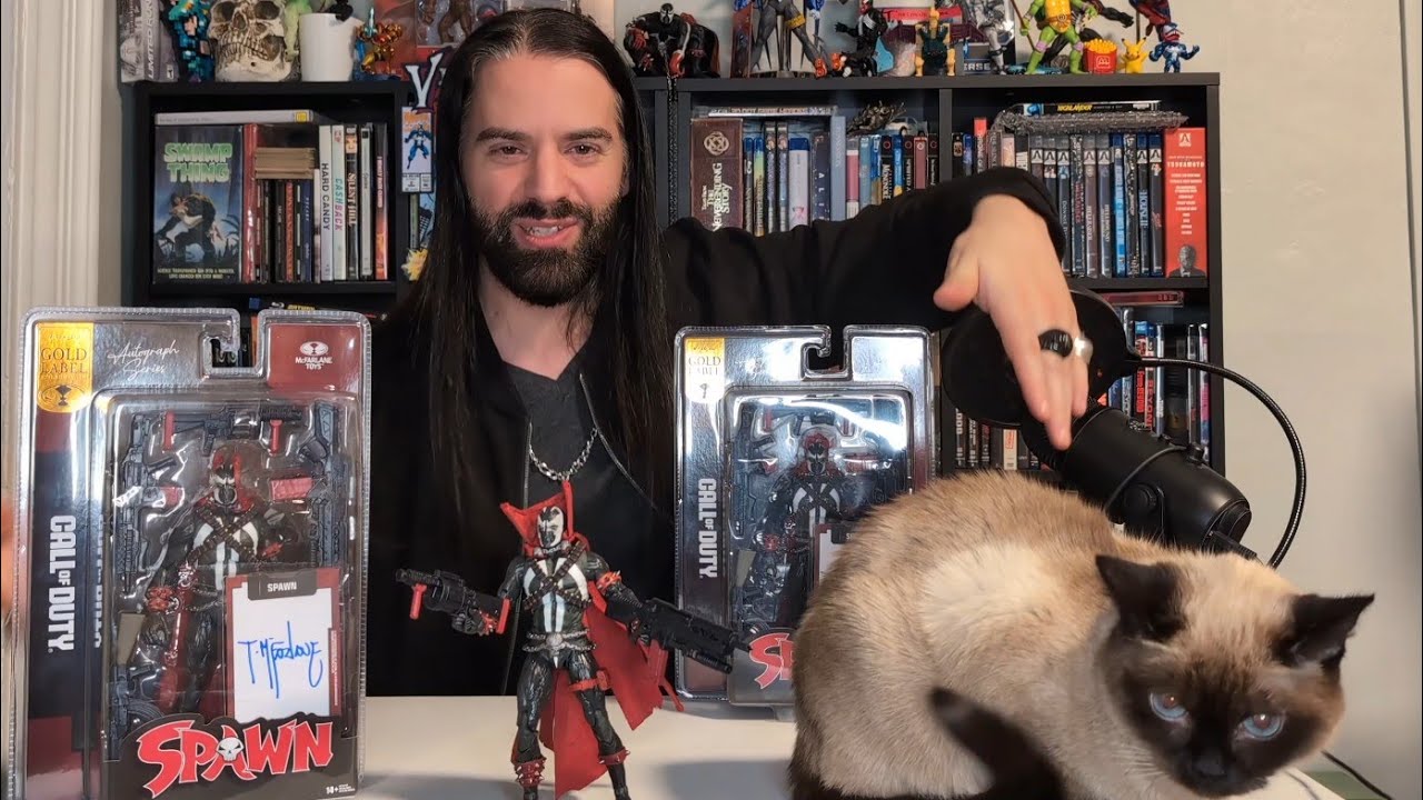 Call of Duty Spawn Autograph Todd McFarlane Collection! Gold Label Exclusive Action Figure Showcase
