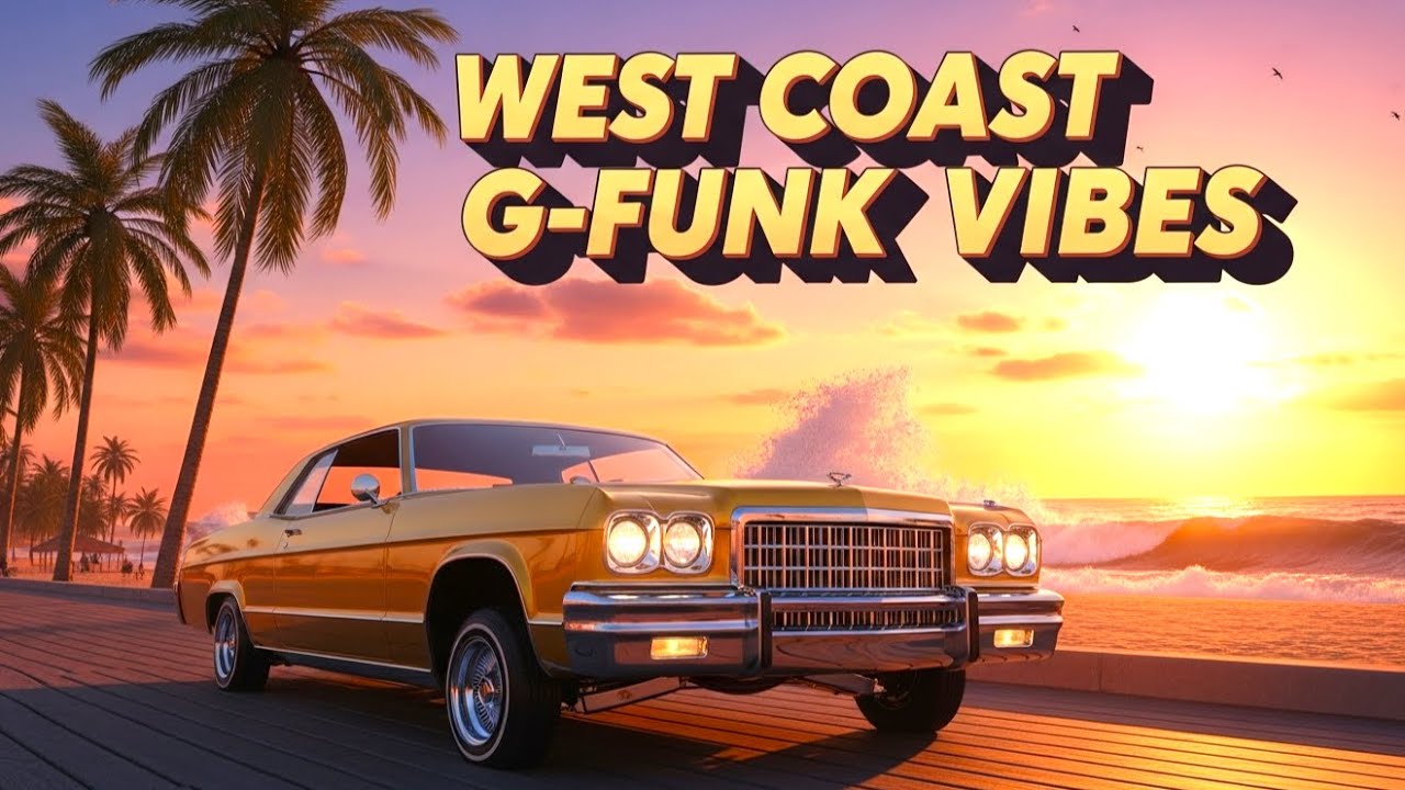 🌞 West Coast G Funk Vibes – Shiny Chrome, Sunset Vibes & G Funk Rides