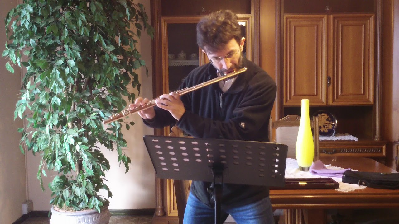Astor Piazzolla - Tango Etude nr.1 for Flute -  Flauto: Mario Mazza.