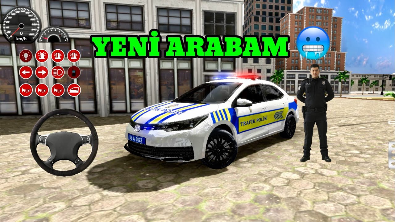 TÜRK POLİS OYNU | YENİ ARABAM TOYOTA COROLLA  🥶#toyotacorolla #türkpolis #arabaoynu #sonvitesgame 